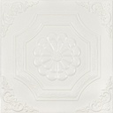 Elffloor Ceiling Tiles Peel and Stick Waterproof 3D Foam Self-Adhesive Flower Ceiling Sticker 13.8 in×13.8 in, Pack of 16, Covering 21 sq.ft for roof and Wall