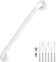 16 Inch Grab Bars for Bathtubs and Showers White, Safety Shower Grab Bars for Seniors Elderly Handicapped, Handicap Grab Bars for Shower with Concealed Screws, Tesuchan