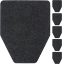 12 Pack Urinal Mats Urinal Pads Urinal Floor Mats for Men Commerical Disposable Toilet Water Absorption Non-Slip Rubber Backing Washable Urinals Mat for Bathroom Restroom Eliminating Odor (12)