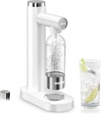 Soda Maker, Soda Water Machine with 1L BPA Free Pet Bottle, Easy to Use, Cute Sticks DIY the Sparkling Water Maker, Compatible with Screw-in 60L CO2 Exchange Carbonator (NOT Included), Home Use