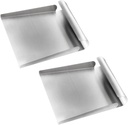 2PCS Stainless Steel Food Shovels for Rice and Beans Multi-functional Kitchen Scoops Dishwasher Safe for Baking and Cooking
