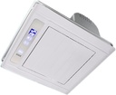 Extraction Fan Intelligent Remote Control Ventilation Fan 30 × 30 cm Integrated Ceiling Exhaust Fan with Timer Stop and 2 Speed Settings Function