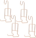 2sets 4pcs Elegant Metal Cup Display Stand Coffee Mug Storage Organizer Rack Holder for Home Supermarket Showcase and Counter Use 4pcs*2