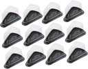 Individual Cupcake Containers 100pcs Triangle Cake Box Plastic Simple Packaging