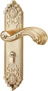 European Style Mute Room Door Lock Handle Fashion Interior Door Knobs Lock Luxurious Gate Lock Furniture Hardware 1Pcs(Gold_50MM)