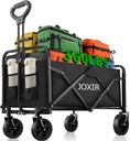 Collapsible Wagon Cart Foldable 360lbs Capacity, Lightweight Portable Beach Wagon, Shopping Carts with Wheels for Grocery, Camping, Shopping, Beach, Fishing, Garden Cart