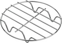 GSlife Steamer Rack 7'' - Stainless Steel Cooling Rack, Round Canning Baking Roasting Rack, Trivet for Dutch Oven Air Fryer, Instant Pot Accessories for 3, 6, 8 Qt Pressure Cooker, 1 Pack