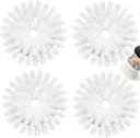 Palm Brush Refills for OXO Soap Dispensing Dish Brush - 4 Pack Cleaning Replacement Brush Head for OXO Palm Brush(White)