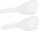 2PCS Non-Stick Rice Scoop Spoon Set Heat Resistant Plastic Rice Paddle Utensil for Cooking Serving Mashed Potatoes Kitchen Accessories