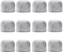 Pack of 12 Replacement Charcoal Water Filters for All Cuisinart And Braun Coffee Machines - Cuisinart and Braun Compatible (NOT KEURIG) Filters Fit Both Newer & Older Models Coffee Makers