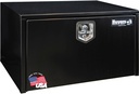 Buyers Products 1702303 Black Steel Underbody Truck Box, 18 x 18 x 30 Inch, Made In The USA, 14 Ga Black Steel Trailer/Truck Bed Tool Box, Weather-Resistant, Locking T-Latch