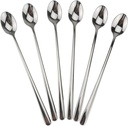 Long Handle Spoon, 9-inch Ice Tea Spoon, DEALIGHT Premium 18/10 Stainless Steel Iced Teaspoon for Mixing, Cocktail Stirring, Tea, Coffee, Milkshake, Cold Drink, Set of 6 (Heavy Duty)