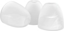 Kira Home Weston 5" Glass Shades, Alabaster Replacement Glass, 1-5/8" Fitter Opening for Threaded Medium Base Socket, 5" x 5", 3-Pack