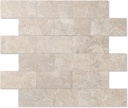 10-Pack Peel and Stick Tile Backsplash 12"X12" PVC Wall Tiles, Stick on Backsplash for Kitchen, Bathroom Tile, Fireplace Décor, Laundry Table, Stair Decals in Beige Ecru