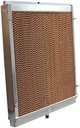 Water Circulation Cooling Evaporative Cooling Pad Aluminum Alloy Cooling Wall 80 * 80 * 15Cm,C