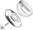2Sets Stainless Steel Replacement Pot Lid Cover Knob Handle, Easy to Install and Clean Replacement HandleKnob for Universal Pan Crock Pot Cooker Lids Covers