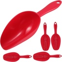 PRETYZOOM 5pcs Grain Shovel Tea Leaf Scoop Buffet Serving Scoop for Flour Beans Jars Candy Serving Spoon Mini Dessert Spoon Kitchen Utility