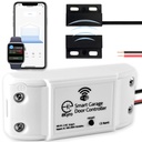 eKyro Smart Garage Door Opener - Universal Wi-Fi Remote Controller Compatível com Alexa, Casa, iPhone, Siri, Android, Alerta aberto da porta esquerda, Sistemas de segurança da porta, Modelo atualizado