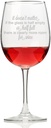 Glass Half Empty or Full Wine Glass
