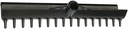 Garden Rakes,Golf Bunker Rake 16 Teeth Double Sided Sand Trap Pitch Course Caring Raking Tools