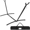 Hammock Stand Portable Heavy Duty Hammock Stand Portable Steel Stand Only for Outdoor Patio or Indoor with Carrying Case (No Hammock)