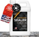 DOMINATOR LG+ Clear Acrylic Sealer 2.5 Gal | Low Gloss Paver Sealer | Wet Look, Color Enhancing | Professional Grade | Concrete Pavers and Decorative Concrete | Fast Dry | Driveway, Patio and More