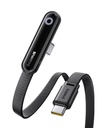 Baseus USB C Cable, 100W 5A Fast Charging Right Angle USB C to USB C Cable, Type C Charger Cord with Atmosphere Light for iPhone 16 15 Pro Plus Pro Max, Galaxy S24/S23, MacBook, iPad, (3.3ft)