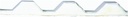 TUFTEX 2216 Octagonal Foam Closure Strips (5-Pack)