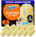 Swiffer Pet Heavy Duty Dusters Refills, Multisurface 360 Dusters with Febreze Odor Defense, 11 Count