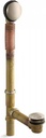 Kohler K-7259-BV 1-1/2" Toe-Tap Adj 14" to 20" Bathtub Drain Bronze