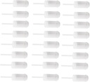 24pcs Cake Holders Push Cake Molder Food-grade Plastic Push Pops Lids for Decoration for and Storage