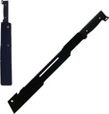 Machete with Sheath - 22.75-Inch Heavy-Duty Saw-Back Blade with Hanging Eyelet and Cord-Wrapped Handle by Whetstone Cutlery (Black)