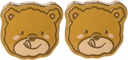 Ciieeo 2pcs Bear Candy Box Airtight Lids Small Jar Treat Boxes for Christmas Cookie Storage Holder