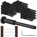 50 Pack Invisible Cable Railing Kit, T316 Stainless Steel Invisible Receiver and Swage Stud End, Stair Deck Cable Railing Tensioner for 1/8 inch Wire Rope Cable