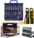 Fcoow Torx Bits & Long Nut Drivers & Impact Nut Driver Set & Allem Wrench Set
