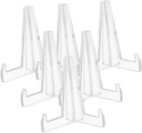 Ciieeo 5PCS Acrylic Plate Display Racks Multi-Functional Display Holder for Tea Cakes Porcelain Plates and Saucer Showcase Acrylic Design for Home and Office Use