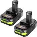 2-Pack 18v 3500mAh Lithium lon Replacement Battery, Compatible with Ryobi 18v One+ Power Tools and Charger P100 P102 P103 P104 P105 P107 P108 P109