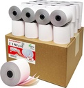 (32 Rolls) 3-ply 3" inch 65' Feet White/Canary/Pink Carbonless Paper for Star SP700 TMU 220 (3-ply 3" inch 65' Feet) Kitchen Printer Paper From BuyRegisterRolls