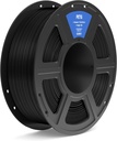 ELEGOO PETG Filament 1.75mm Black 1KG, 3D Printer Filament Dimensional Accuracy +/- 0.02 mm, 1kg Spool(2.2lbs) Fits for Most FDM 3D Printers