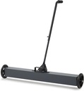 36 in Magnetic Sweeper, 50 LBS Rolling Magnetic Sweeper, Push-Type Magnetic Pick Up Sweeper, with Wheels, Adjustable Long Handle, Quick Release Latch