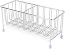 Cabilock 1pc Stainless Steel Multi-Function Drain Basket for Kitchen Sink Space-Saving Sponge and Dishcloth Storage Rack Elegant Silver Design for Modern Kitchens