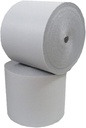 US Energy Reflective Foam Core Insulation Garage Door White Foil 21 Inch x 16ft Roll One Side White Finish 5/16 inch. USA Made Meets Fire Code