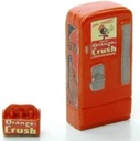 Upright SODA Machine W/CASE - Orange Crush