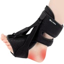 Plantar Fasciitis Night Splint and Brace, Upgraded Planters Facetious Relief, Foot Drop and Achilles Tendonitis Relief Brace. Night Splint for Plantar Fasciitis Women & Men, Black