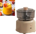 YUYTE Food Processors Meat Grinder, Electric Food Chopper, Multifunctional Stainless Steel Blades Food Blender for Kitchen for Baby Food, Meat, Onion, Vegetables (Dark Brown)