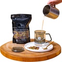 Glass Tea Infuser Mug with Lid - Modern Borosilicate Filter Steeping Cup, Plastic-Free, Purest Brew for Loose Leaf Lovers, 400 mL/13.5 oz
