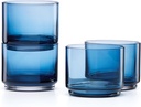 Lenox Tuscany Classics Stackable 4-Piece Short Glasses Everyday