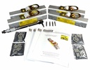 Standing Seam Roof Anchor SSRA1 – 4-Piece Pro Pack with 4 Anchors, Nylon & Stainless Steel Tip Set Screws, Certified 5,000-lb D-Ring & Torque Wrench – Non-Penetrating Universal Fit