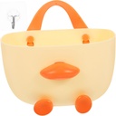 ABOOFAN Multi-function Wall Baskets for Kitchen Bathroom Hanging Storage Bin Non-slip Adhesive