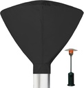 Waterproof Patio Heater Cover – 34" Round Outdoor Heater Top Cover with Zipper, Storage Bag & UV Protection | Dustproof, Black